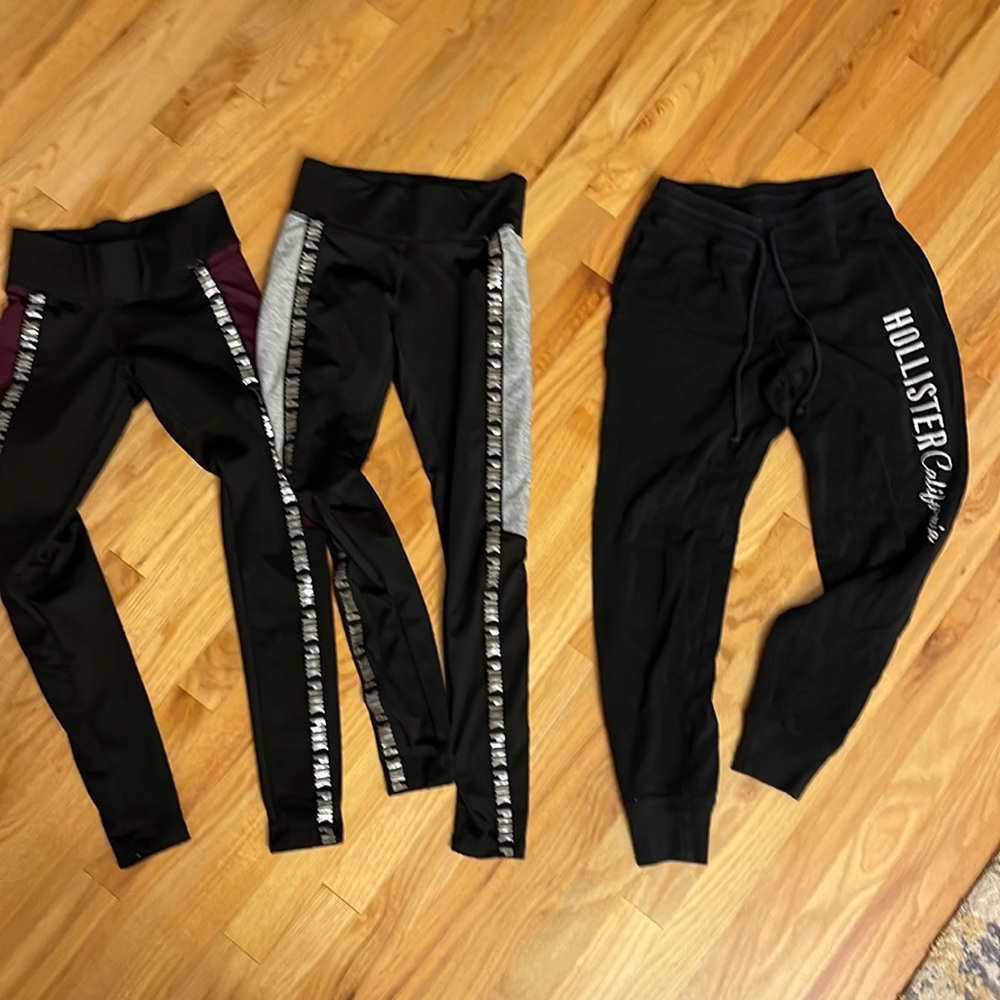 2 pair of leggings 1 sweatpants. Womens xs